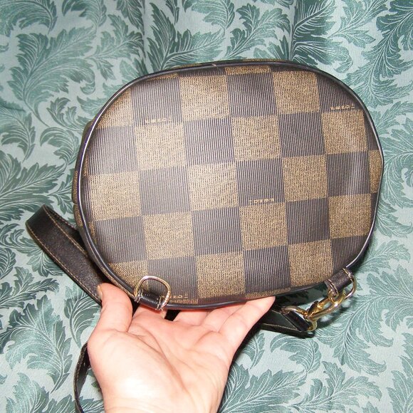 RARE Fendi Backpack/Sling bag Unisex Chess Board Pattern - Picture 10 of 14